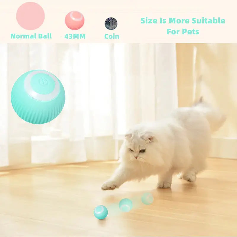 Rechargeable Smart Cat Moving Ball