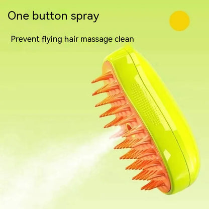 Steam Sprayer Pet Brush