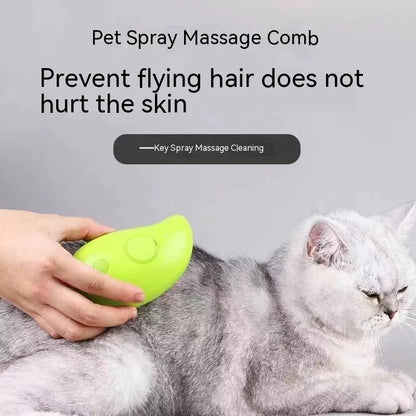 Steam Sprayer Pet Brush