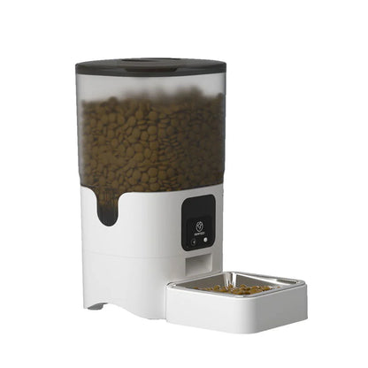 very large capacity 6L Smart Pet Feeder with app tracking