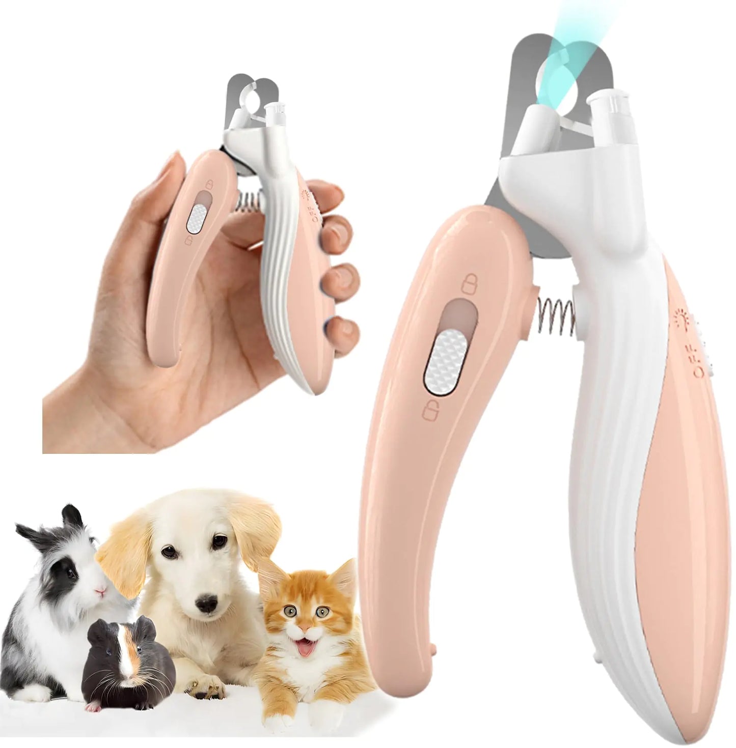 Pet Nail Clippers with Light Llluminates